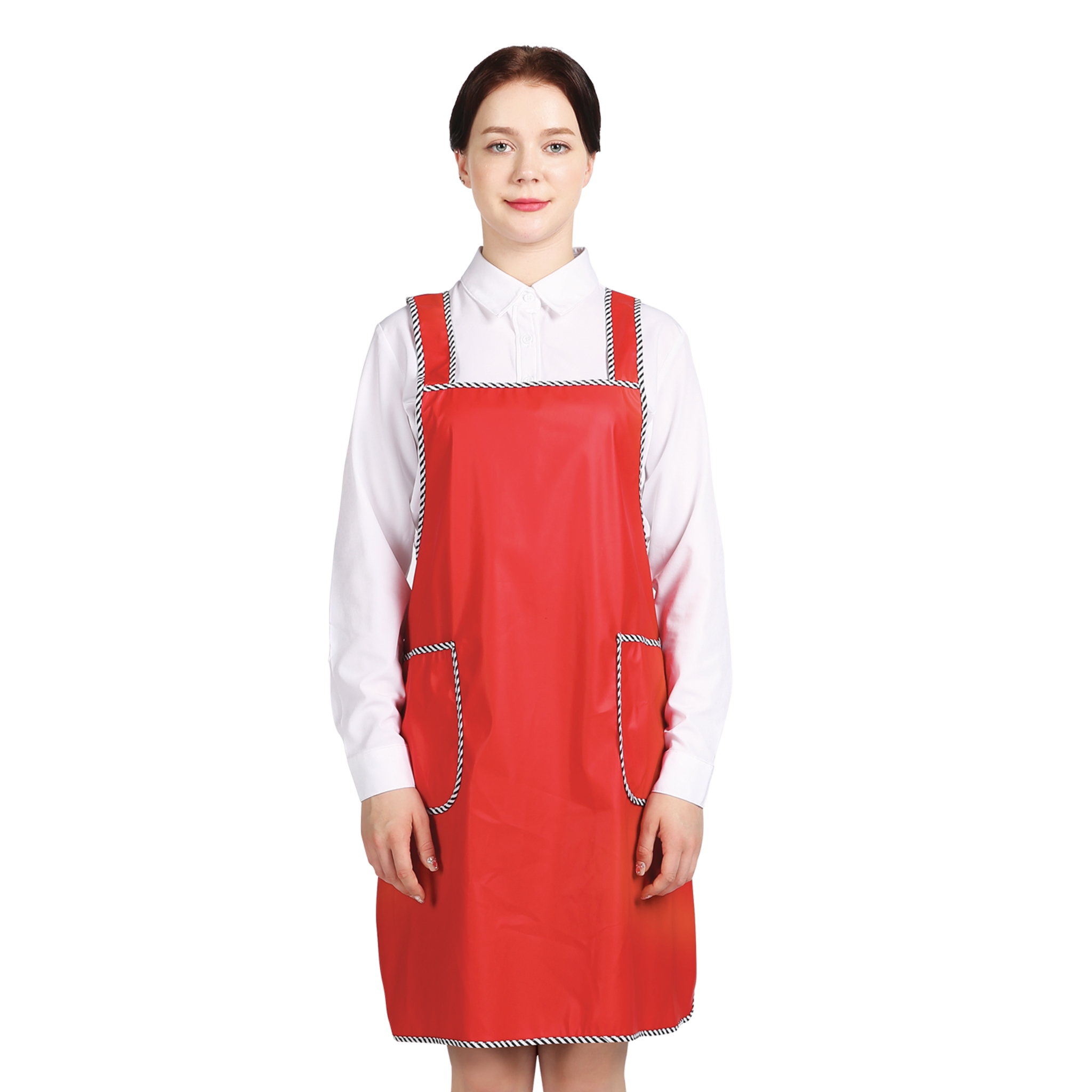 매트 레드 파이핑 단면방수 H형 앞치마