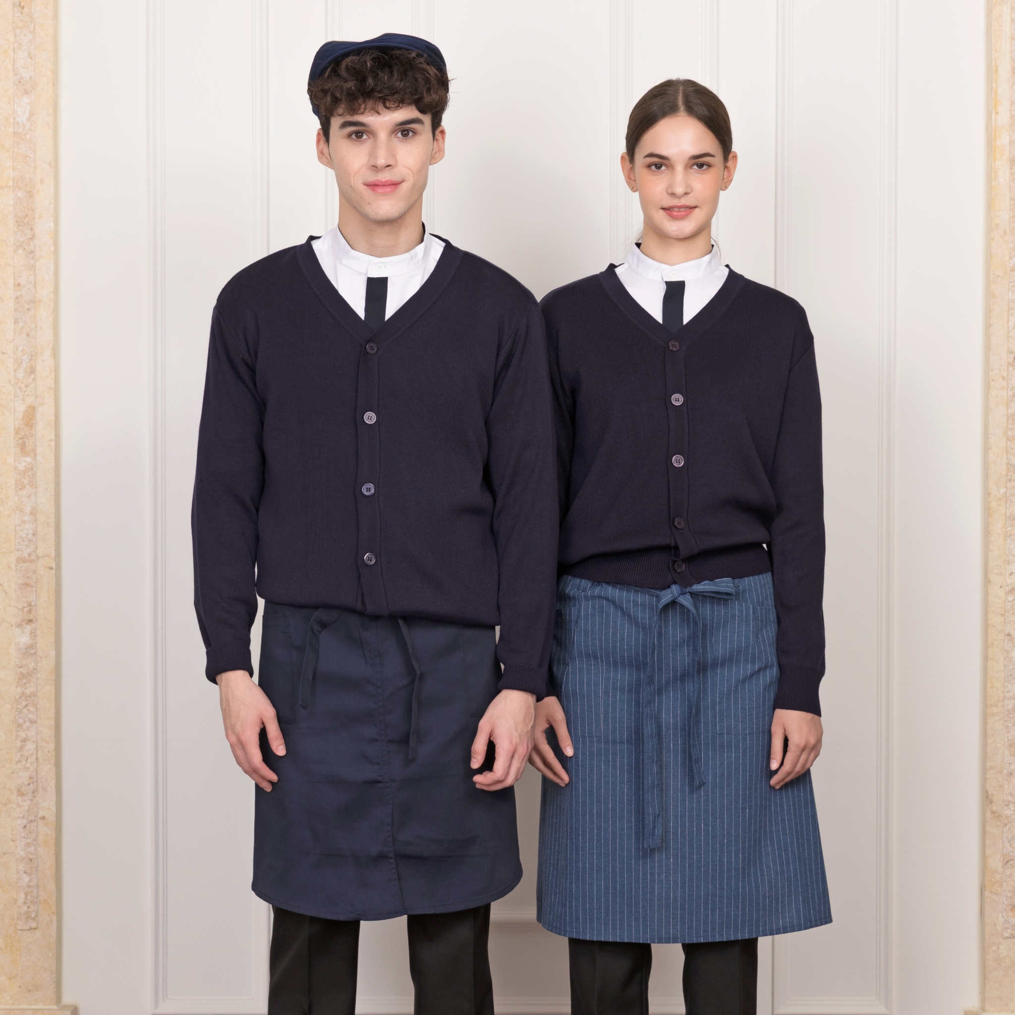 네이비 스탠다드 가디건