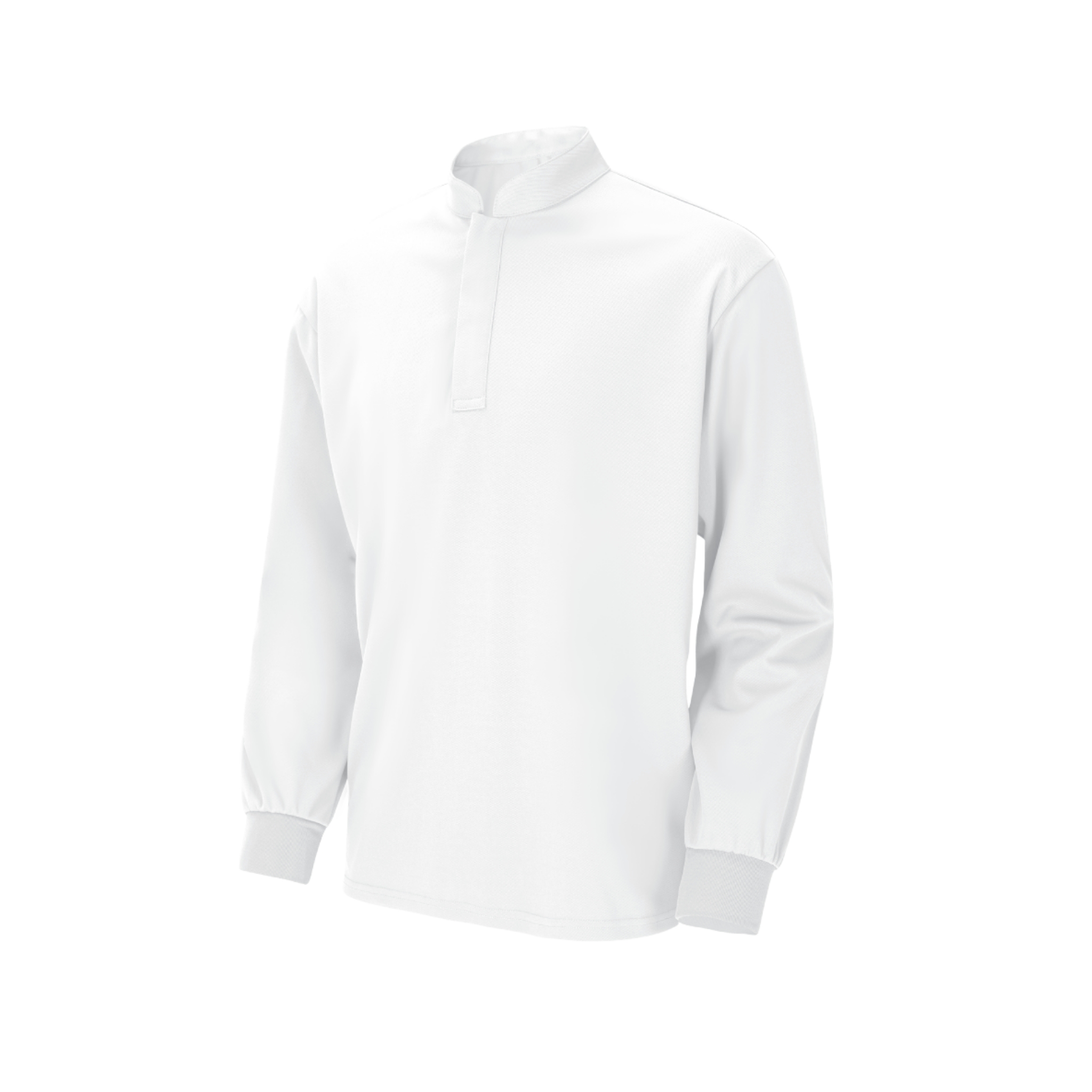 화이트 쿨론 기능성 긴팔 위생 티셔츠