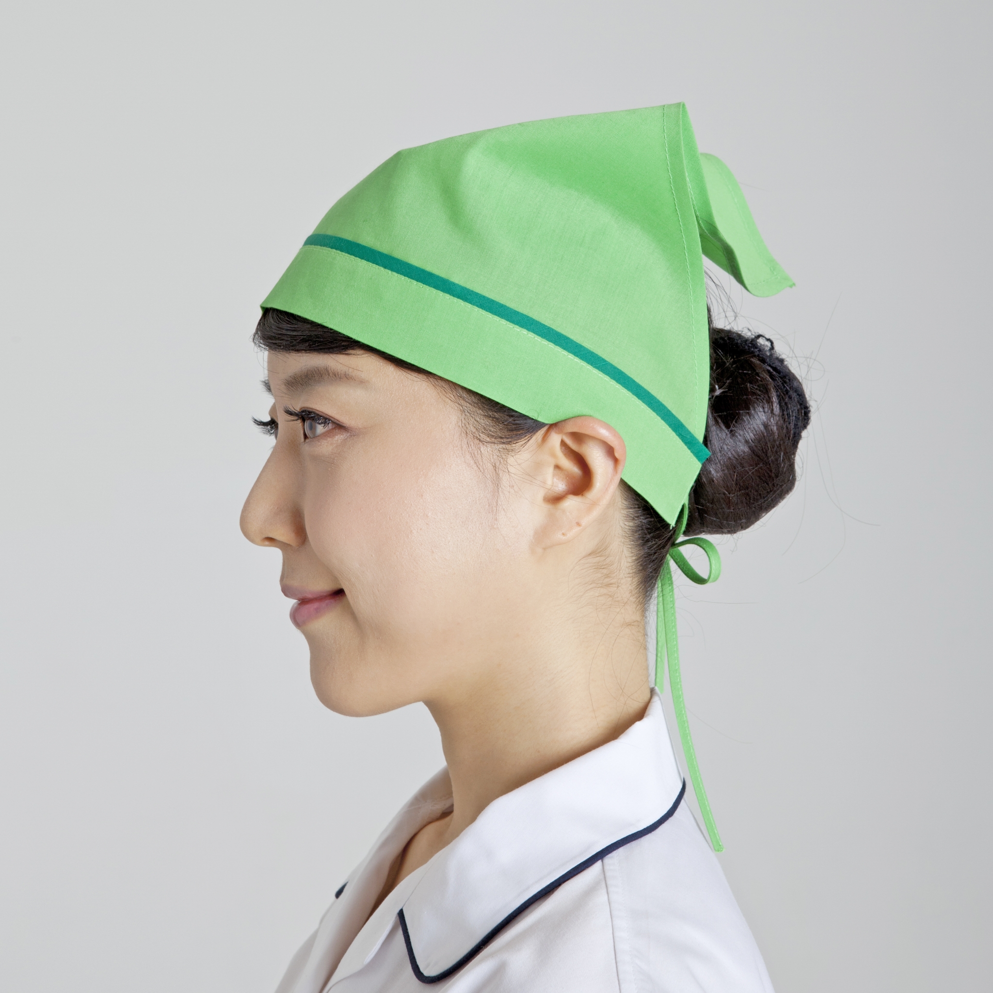올리브 그린 머리 스카프