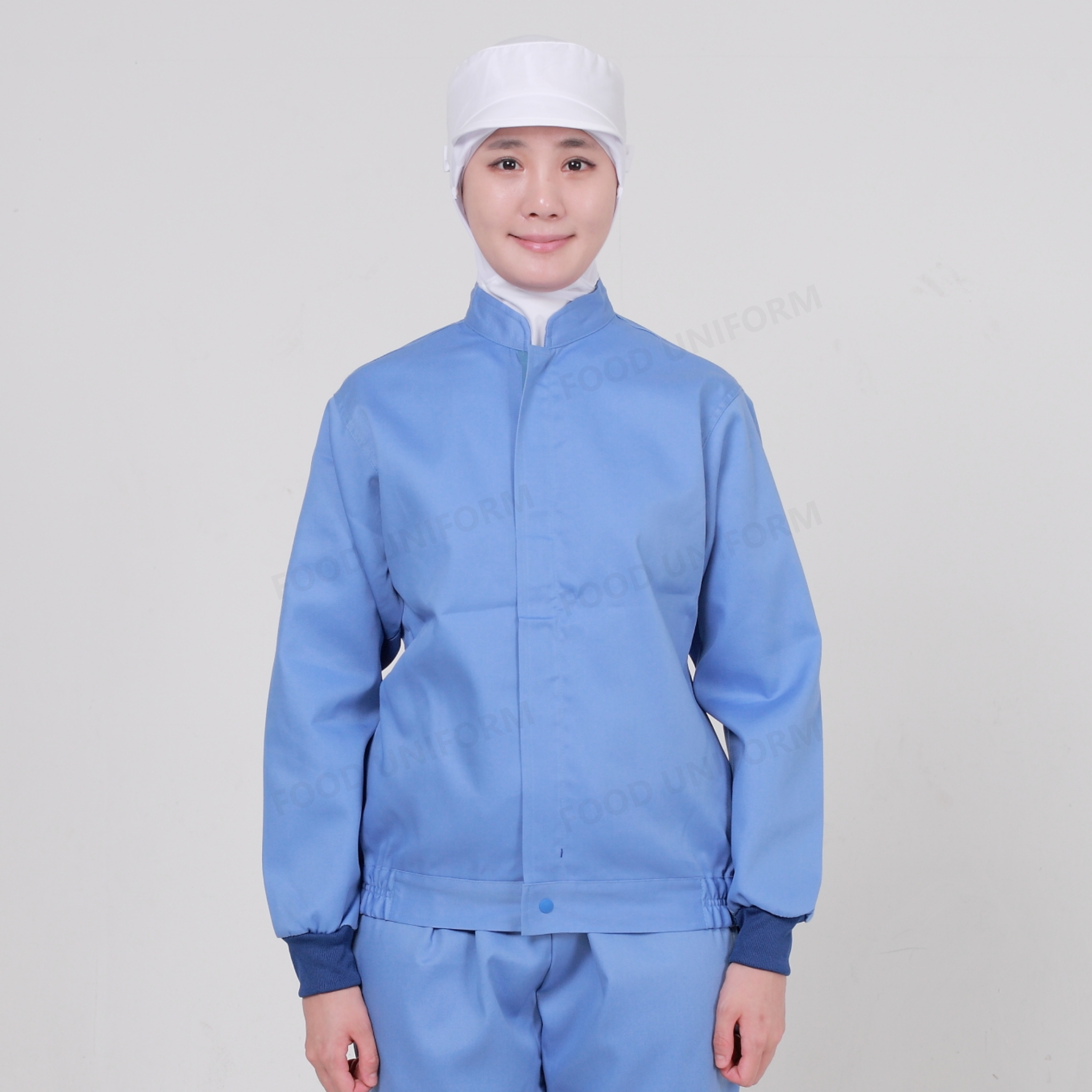 블루 20수 HACCP 긴팔 위생복