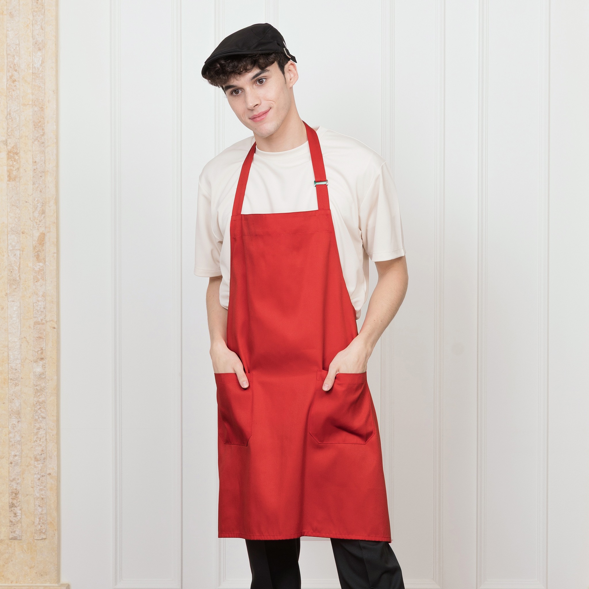 레드 스탠다드 목걸이 앞치마