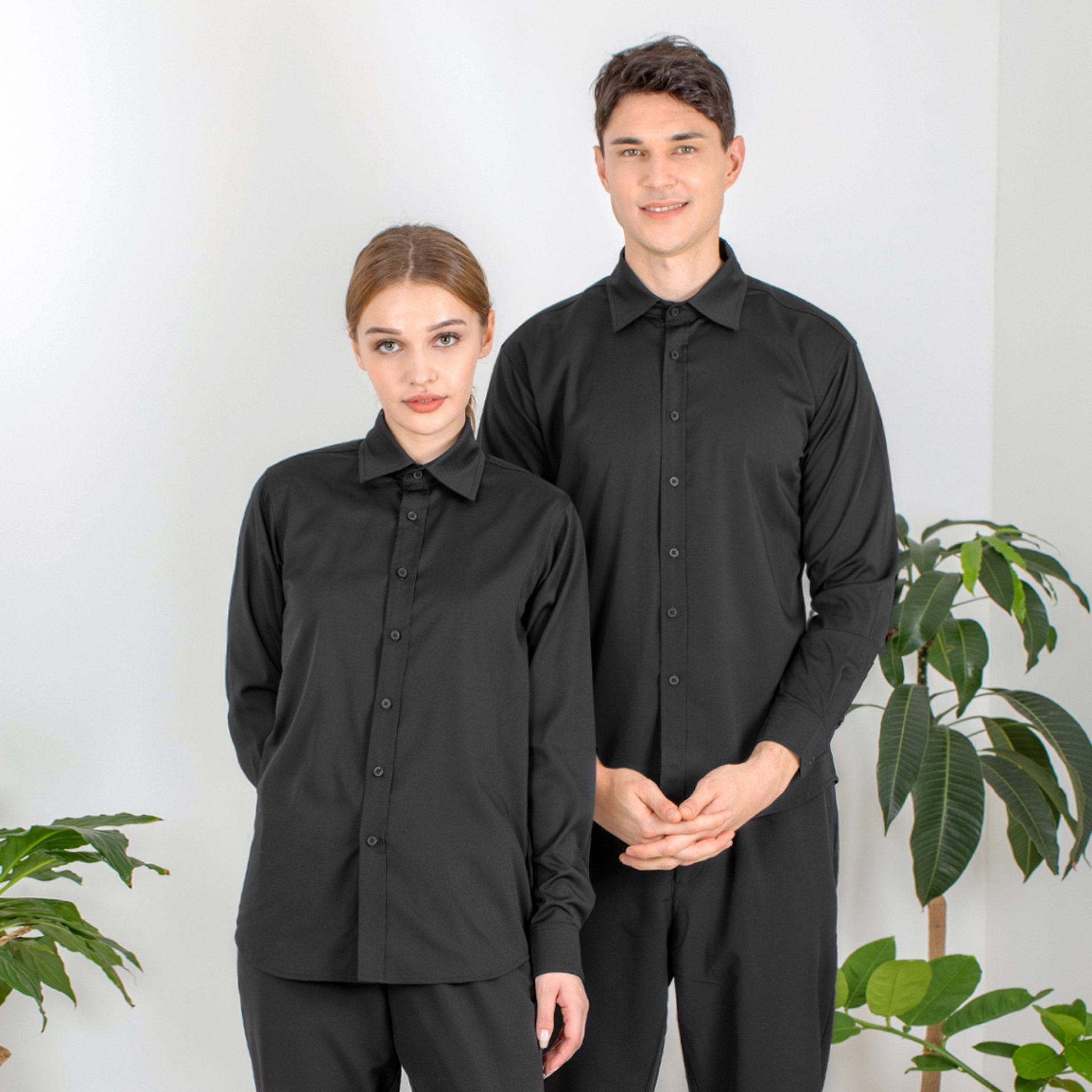 블랙 제스트 긴팔 셔츠