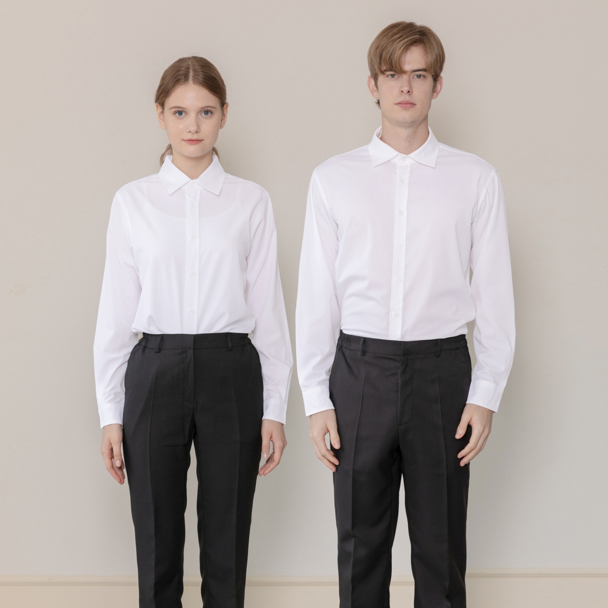 화이트 머스트 긴팔 셔츠