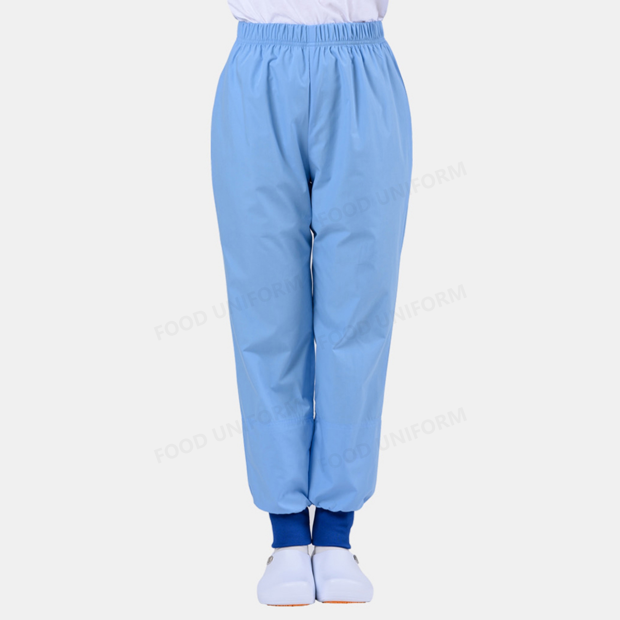 여름용 블루 45수 HACCP 위생바지