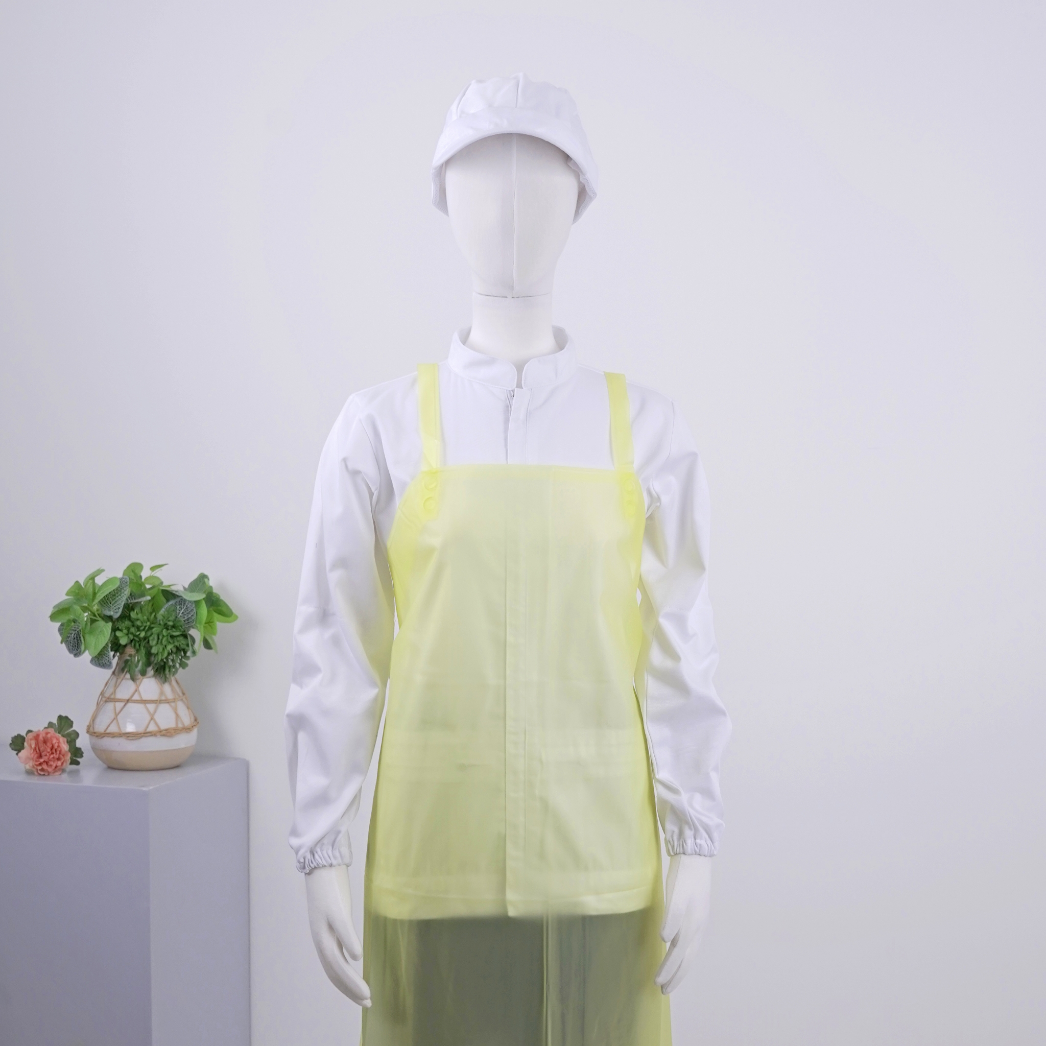 옐로우 우레탄 방수 중형 H형 앞치마